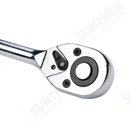 3/8'' Handle Drive Socket Ratchet Spanner Wrench Quick Release 24 Teeth Repair Tool