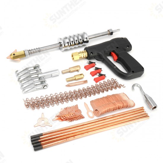 86Pcs Dent Puller Kit Car Body Dent Spot Repair Device Welder Stud Weld Welding Tools Kit