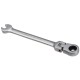 8mm Reversible Flexible Head Ratchet Ratcheting Spanner Wrench Socket Wrenches Nut Tool for Home&Garden