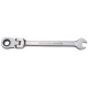 8mm Reversible Flexible Head Ratchet Ratcheting Spanner Wrench Socket Wrenches Nut Tool for Home&Garden