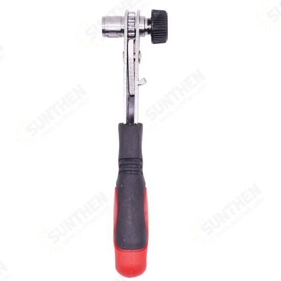 90 Degree 6.35mm Ratchet Handle Wrench Semi-automatic Screwdriver Hand Tools Ratchet Handle Wrench