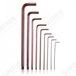 9Pcs S2 Alloy Steel Ball Head L Shape Torx Allen Wrench Set 1.5mm to 10mm Repair Tools 9Pcs S2 Alloy Steel Ball Head L Shape Torx Allen Wrench Set 1.5mm to 10mm Repair Tools