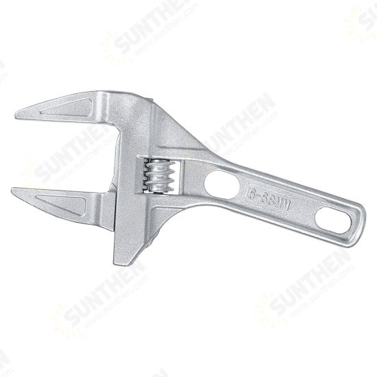 Adjustable Spanner 16-68mm Big Opening Spanner Wrench Mini Nut Key Hand Tools Metal Universal Spanner Jaw Hand Tool for Repairing