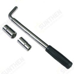 Automobile Tire Wrenches Chrome-plated Telescopic Wrenches L-shaped Chrome Vanadium Steel Socket Wrenches Automobile Tire Wrenches Chrome-plated Telescopic Wrenches L-shaped Chrome Vanadium Steel Socket Wrenches