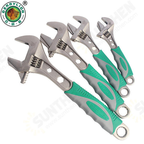 Adjustable Universal Wrench Spanner 6/8/10/12Inch Wrench Set With Allen Key Ratchet Wrench Hand Tools