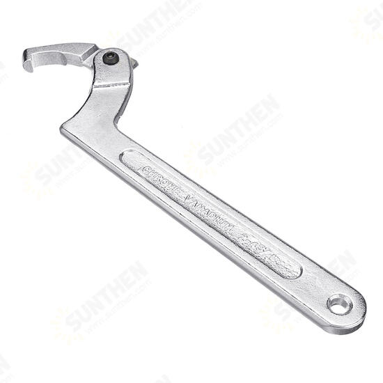 Chrome Vanadium Adjustable Hook Wrench C Spanner Tool 19-51mm 32-76mm 51-120mm