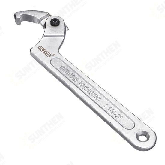 Chrome Vanadium Adjustable Hook Wrench C Spanner Tool 19-51mm 32-76mm 51-120mm