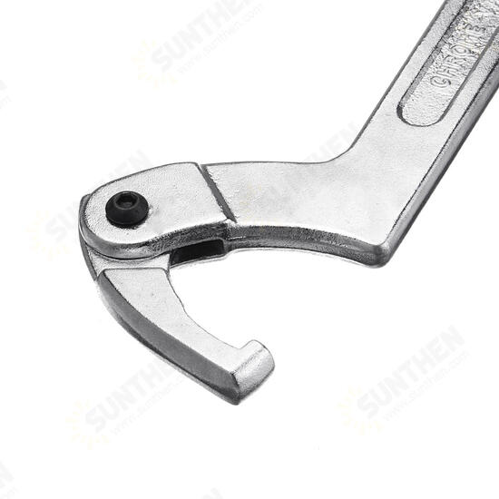 Chrome Vanadium Adjustable Hook Wrench C Spanner Tool 19-51mm 32-76mm 51-120mm