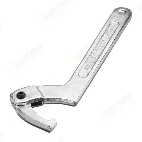 Chrome Vanadium Adjustable Hook Wrench C Spanner Tool 19-51mm 32-76mm 51-120mm