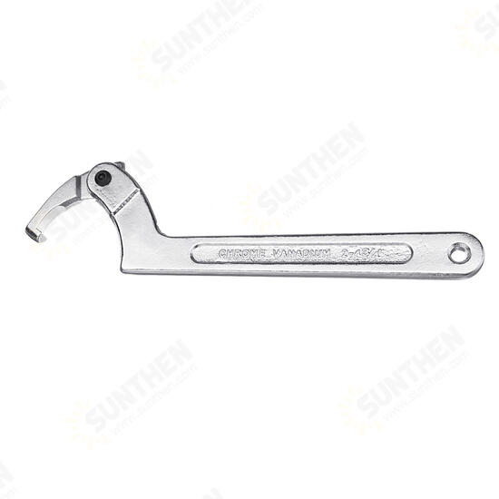 Chrome Vanadium Adjustable Hook Wrench C Spanner Tool 19-51mm 32-76mm 51-120mm