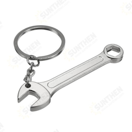 Creative Mini Tool Model Wrench Socket Key Chain Ring