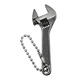 66mm 2.6inch Mini Metal Adjustable Wrench Spanner Hand Tool 0-10mm Jaw Wrench Black