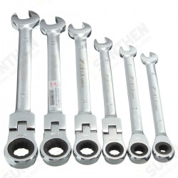 Flexible Pivoting Head Ratchet Combination Spanner Wrench Garage Metric Tool 6mm 7mm 8mm 10mm 11mm 12mm Flexible Pivoting Head Ratchet Combination Spanner Wrench Garage Metric Tool 6mm 7mm 8mm 10mm 11mm 12mm