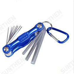 Folding Hex Wrench Metal Metric Allen Wrench set Hexagonal Screwdriver Hex Key Wrenches Allen Keys Hand Tool Portable set with Folding Hex Wrench Metal Metric Allen Wrench set Hexagonal Screwdriver Hex Key Wrenches Allen Keys Hand Tool Portable set with