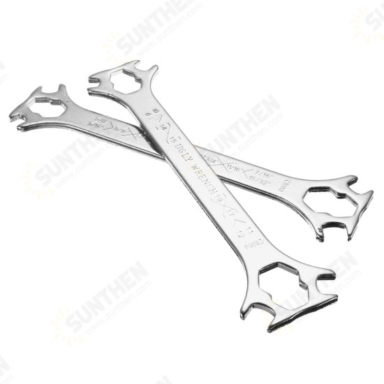 Hex Wrench Multifunction Hexagon Wrench Metric Imperial Type Bike Repair Spanner Hex Wrench Multifunction Hexagon Wrench Metric Imperial Type Bike Repair Spanner