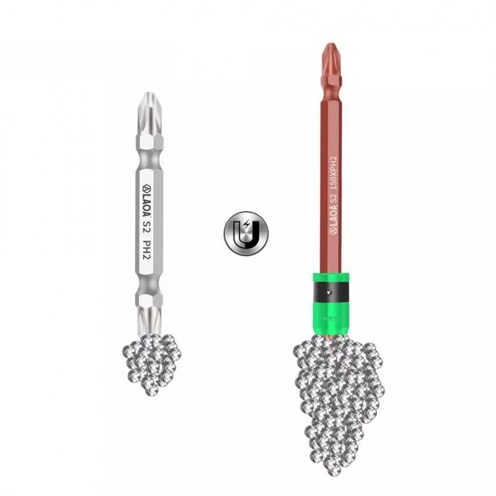 S2 1/4inch Screwdriver Bit With Magnetic Ring 6.35mm Electric Screwdriver bits and Magnetism Ring