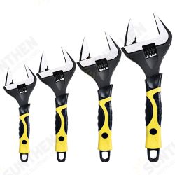 Large Extra Wide Jaw Adjustable Spanner Wrench Openning Capacity Nut Pipe Tool Large Extra Wide Jaw Adjustable Spanner Wrench Openning Capacity Nut Pipe Tool