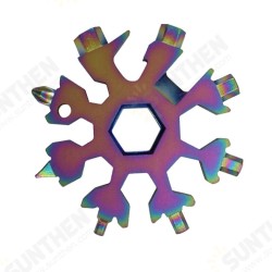 Multifunctional EDC Octagonal Snowflake Wrenches Multi Purpose Octagonal Snowflake Wrench Multifunctional EDC Octagonal Snowflake Wrenches Multi Purpose Octagonal Snowflake Wrench