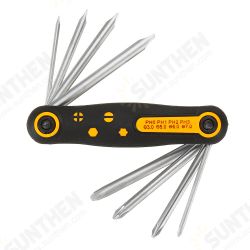 8 in 1 Folding Wrench Inner Hexagon Spanner Plum Hex Wrench Screwdriver Hand Tool set 8 in 1 Folding Wrench Inner Hexagon Spanner Plum Hex Wrench Screwdriver Hand Tool set