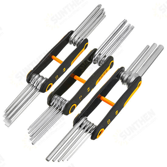 8 in 1 Folding Wrench Inner Hexagon Spanner Plum Hex Wrench Screwdriver Hand Tool set