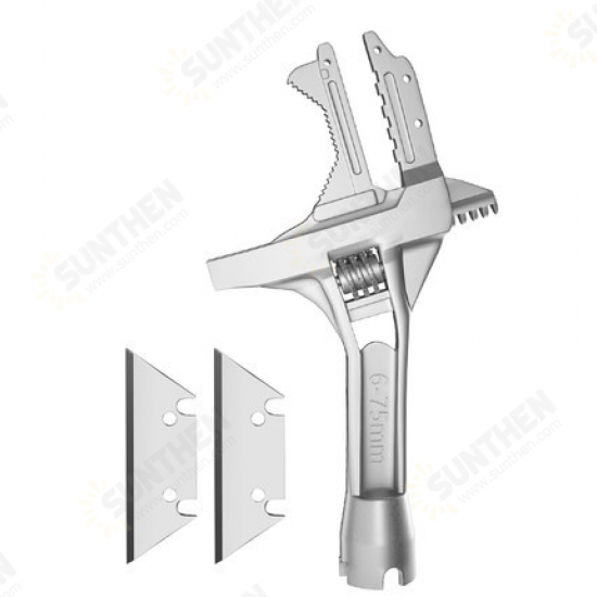 Sanitary Wrench Tool Movable Short Handle Large Opening Multifunctional Activity Universal Wrench