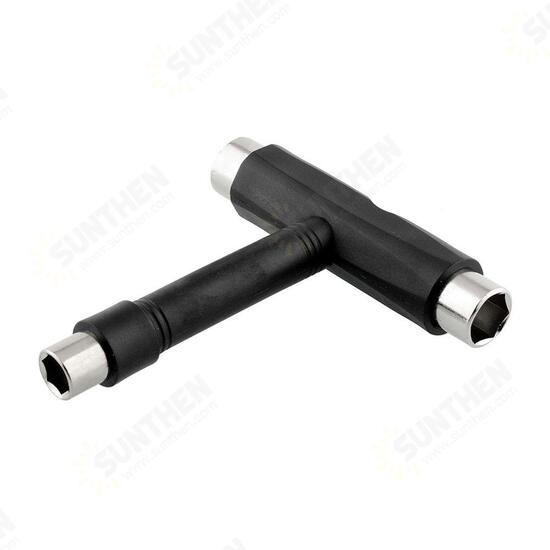 Universal T Shape Wrench Roller Skate Skateboard Longboard Board ATB Tool Allen Key Multifunction