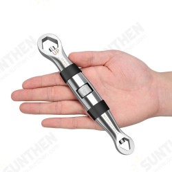 Universal Wrench 23 in 1 Ratchet Wrench Set Adjustable Wrench 7-19mm CR-V Flexible Wrench Multitools Hand Tool for Car Repair Universal Wrench 23 in 1 Ratchet Wrench Set Adjustable Wrench 7-19mm CR-V Flexible Wrench Multitools Hand Tool for Car Repair