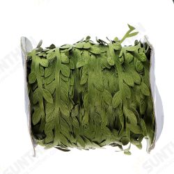 200m DIY Artificial Leaves Twine String With Leaf Fabric Leaves Flower Garlands Decorations 200m DIY Artificial Leaves Twine String With Leaf Fabric Leaves Flower Garlands Decorations