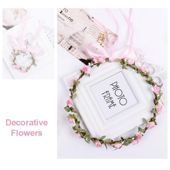 200m DIY Artificial Leaves Twine String With Leaf Fabric Leaves Flower Garlands Decorations