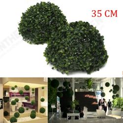 35cm Plastic Artificial Topiary Grass Ball Leaf Effect Ball Wedding Gardening Hanging Decoration 35cm Plastic Artificial Topiary Grass Ball Leaf Effect Ball Wedding Gardening Hanging Decoration