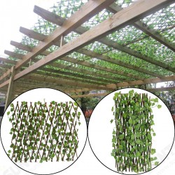 Artificial Ivy Expandable Stretchable Privacy Fence Faux Single Side Leafs Vine Screen for Outdoor Garden Yard Artificial Ivy Expandable Stretchable Privacy Fence Faux Single Side Leafs Vine Screen for Outdoor Garden Yard