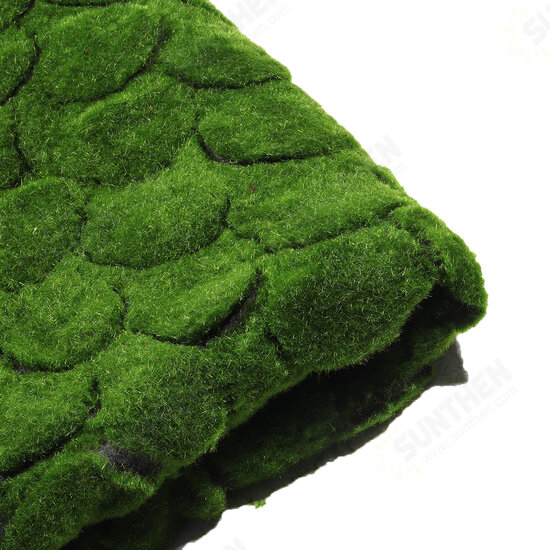 Artificial Moss Mat DIY Landscape Flat Grass Lawn Turf Plants Shop Home Decor