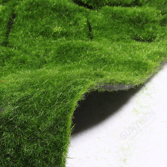 Artificial Moss Mat DIY Landscape Flat Grass Lawn Turf Plants Shop Home Decor