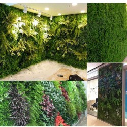 Artificial Plant Wall Panel Grass Hedge Foliage Vertical Ivy Garden 40x60CM Artificial Plant Wall Panel Grass Hedge Foliage Vertical Ivy Garden 40x60CM