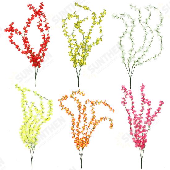 Artificial Silk Flower Vine Leaf Garland Plant Foliage Rattan Wedding Home Decorations