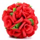 Artificial Wedding Silk Rose Flower Ball With Leaves Party Home Decoration