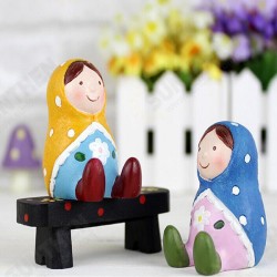 DIY Craft Landscape Simulation Bench Potted Plant Garden Decor DIY Craft Landscape Simulation Bench Potted Plant Garden Decor