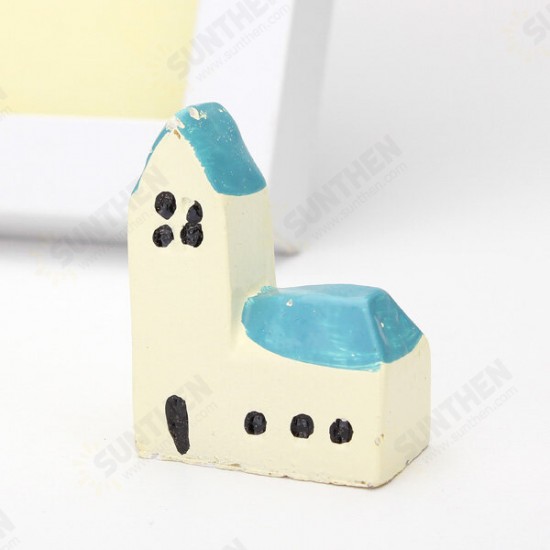 DIY Eco Bottle Decorations Resin House Castle Garden Micro Landscape