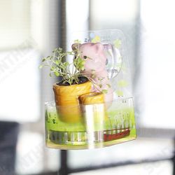 DIY Mini Ceramic Animal Chuck Potted Plant Desktop Office Decor DIY Mini Ceramic Animal Chuck Potted Plant Desktop Office Decor