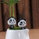 DIY Miniature Cute Panda Ornaments Potted Plant Garden Decor