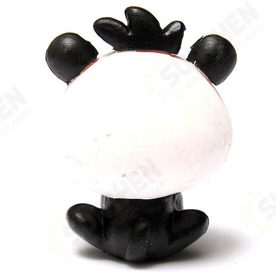 DIY Miniature Cute Panda Ornaments Potted Plant Garden Decor