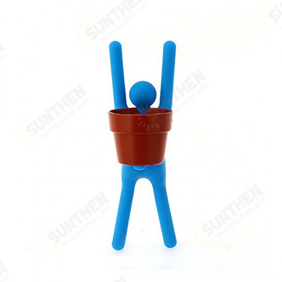 Interest Mini DIY Changed Iron Man Potted Plants Office Home Plant