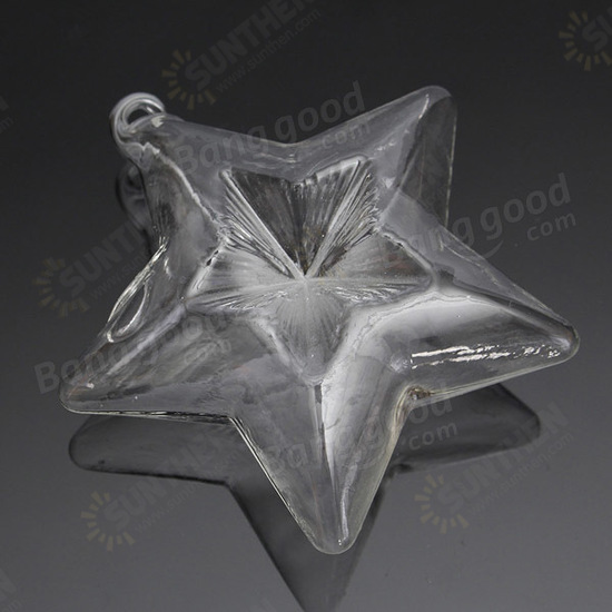 Lucky Star Shape Glass Flower Vase Hydroponic Plant Container