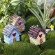 Micro Landscape Decorations Resin Mini House Garden DIY Decor