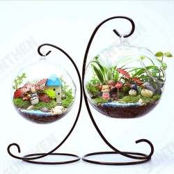 Micro Landscape Suspension C-shaped Hob Iron Rack Garden Decor Micro Landscape Suspension C-shaped Hob Iron Rack Garden Decor