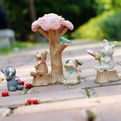 Mini Cherry Tree Micro Landscape Decorations Garden DIY Decor Mini Cherry Tree Micro Landscape Decorations Garden DIY Decor