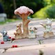 Mini Cherry Tree Micro Landscape Decorations Garden DIY Decor