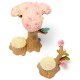 Mini Cherry Tree Micro Landscape Decorations Garden DIY Decor