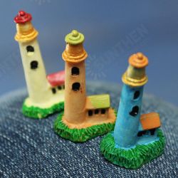 Mini Resin Lighthouse Micro Landscape Decorations Garden DIY Decor Mini Resin Lighthouse Micro Landscape Decorations Garden DIY Decor