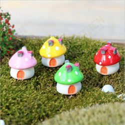 Miniature Mushroom Ornament Potted Plant Landscape Garden DIY Decor Miniature Mushroom Ornament Potted Plant Landscape Garden DIY Decor
